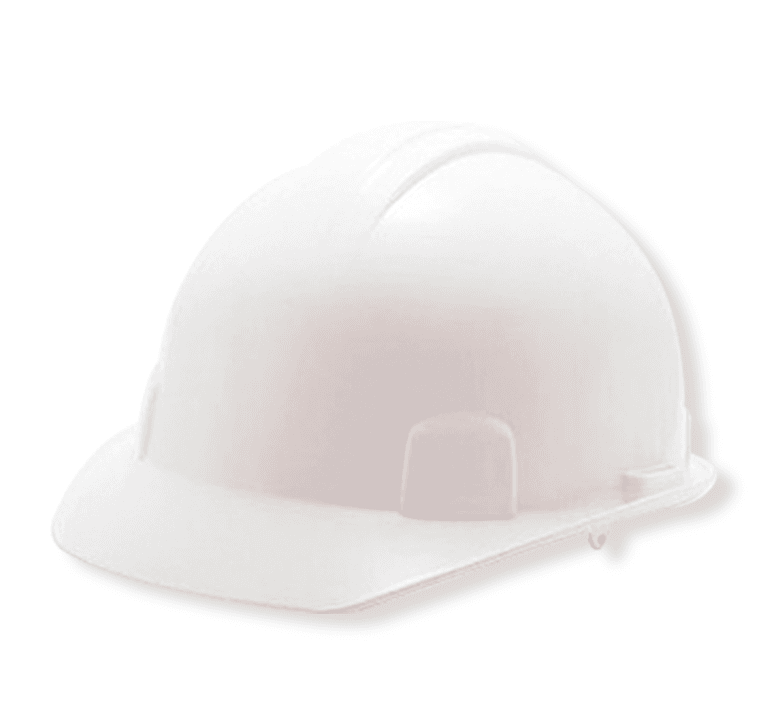 Casco seguridad blanco uso industrial