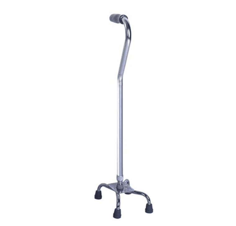 Bastón de cuatro puntos color plata 300