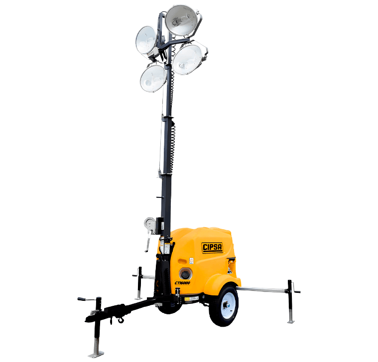 Torre Iluminacion Con Generador 6000W
