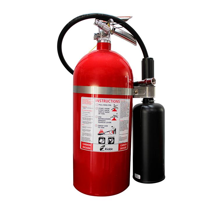 Extintor recargable CO2