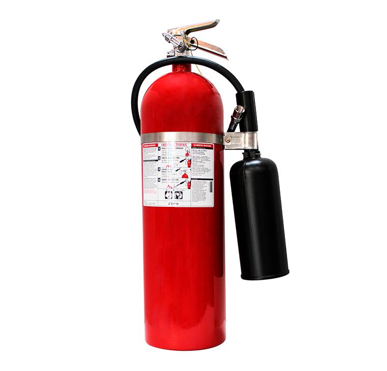 Extintor recargable CO2