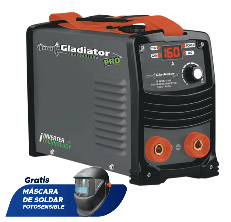 Soldador Inverter Gladiator IE 7200/1/160 | 160A-200A