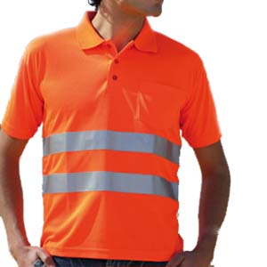 Camisa Polo Reflectiva Naranja AV Eire 